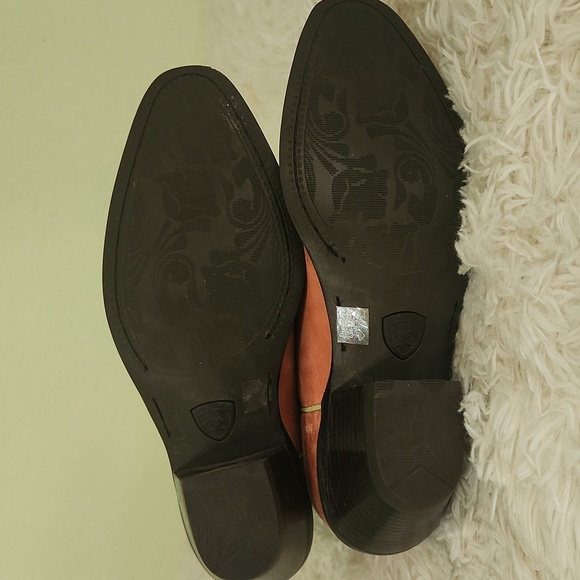 Ariat Women's Manzanita Pink Green Western Boots - Size 7.5 B - Picture 7 of 8